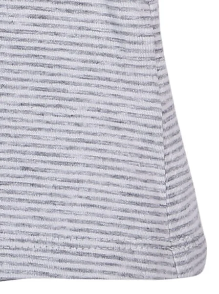 Áo thun bé gái sát nách CF G0220019 Xám