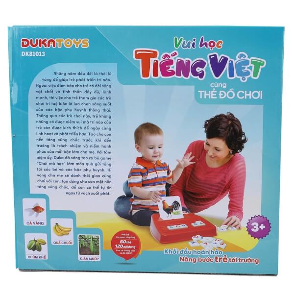 Vui học tiếng Việt bằng thẻ đồ chơi - DK 81013