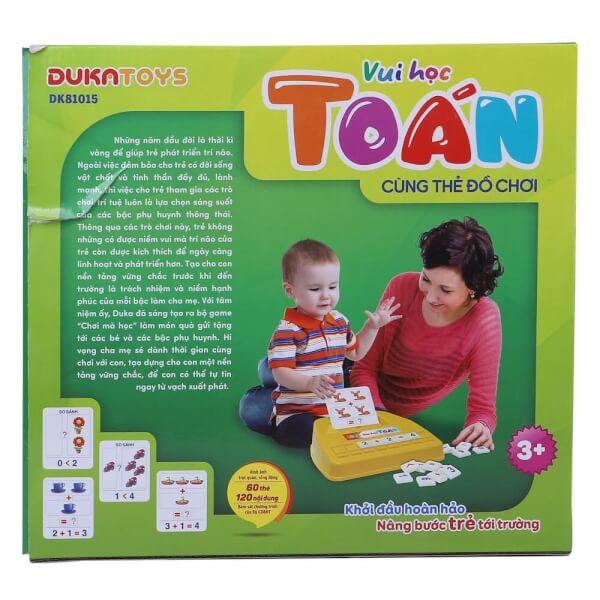 Vui học Toán bằng thẻ đồ chơi - DK 81015