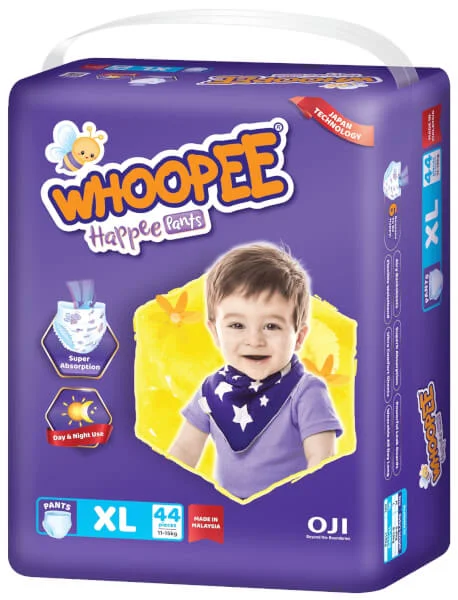 Bỉm tã quần Whoopee size XL 44 miếng (11-15kg)
