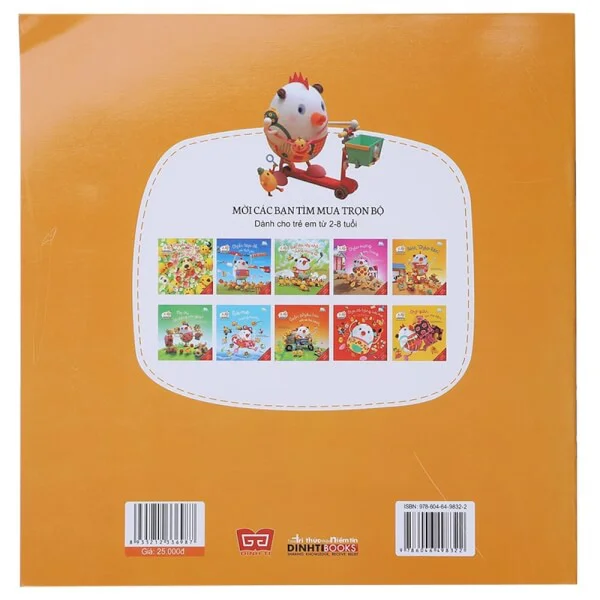 Ehon - Gà mẹ Cục Tác và đàn con lông vàng - Bánh "Chảo Rán"