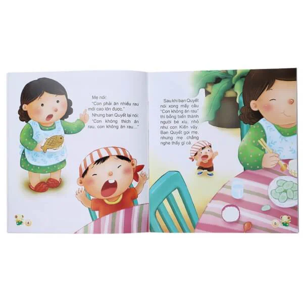 EQ-IQ Bồi dưỡng tính cách tốt cho trẻ - Dạy trẻ thói quen tốt 2(35N) -Rau củ thật là ngon