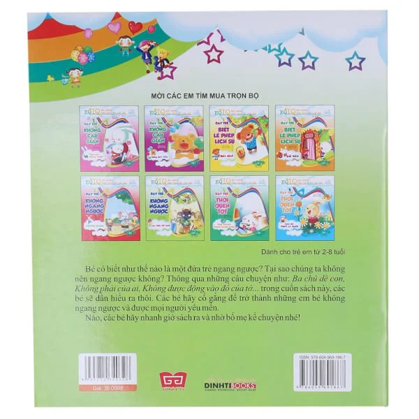 EQ-IQ Bồi dưỡng tính cách tốt cho trẻ - Dạy trẻ không ngang ngược 2(35N) - Ba chú dê con