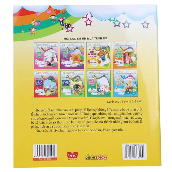 EQ-IQ Bồi dưỡng tính cách tốt cho trẻ - Dạy trẻ biết lễ phép lịch sự 1(35N) - Hái quả