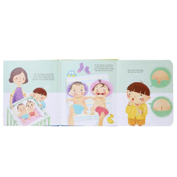 Lật mở cùng con - Bình tĩnh chuyện giới tính (Giúp trẻ biết phân biệt giới tính, nhận biết cơ thể và bảo vệ mình)