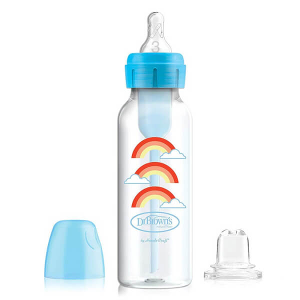 Bình sữa Dr.Brown's Natural Flow nhựa PP BPA Free cổ hẹp 250ml