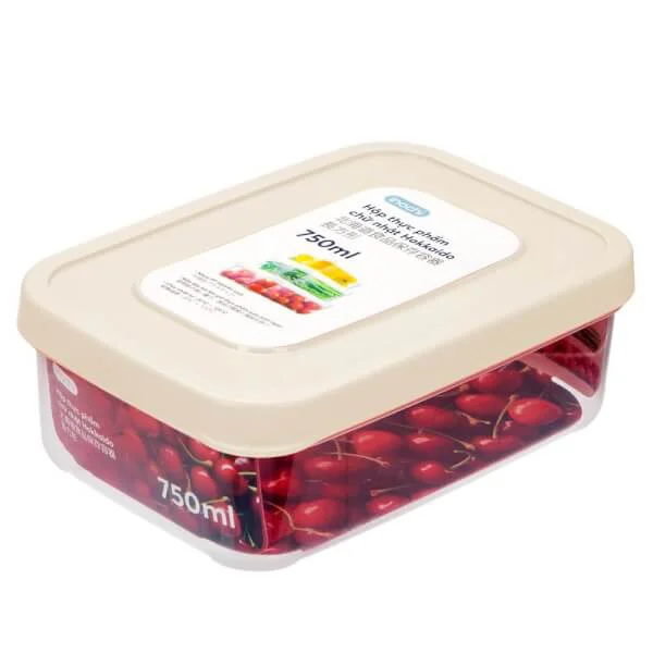 Hộp thực phẩm chữ nhật Hokkaido 750ml