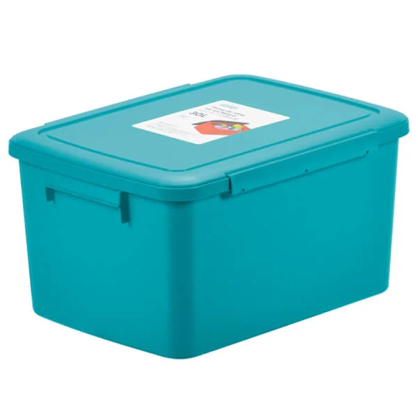 Thùng đa năng trẻ em Notoro 30L- xanh ngọc (thùng và nắp)