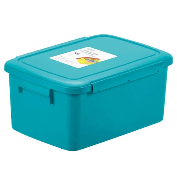 Thùng đa năng trẻ em Notoro 18L- Xanh ngọc (thùng và nắp)