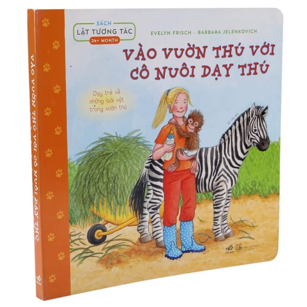 Sách lật tương tác - Vào vườn thú với cô nuôi dạy thú