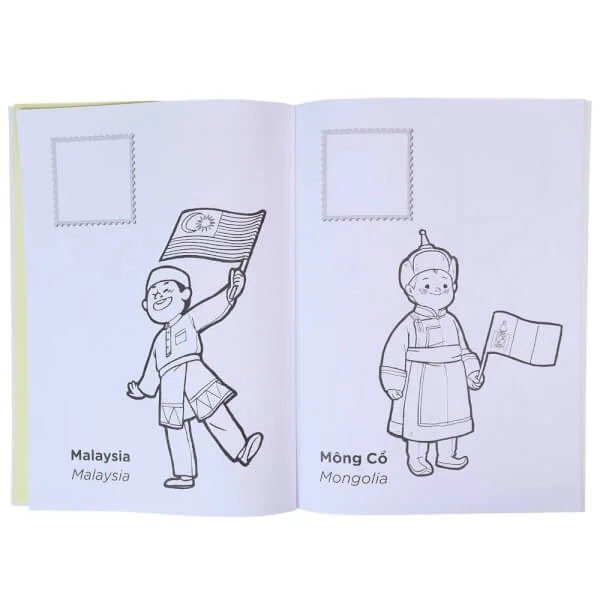 Tớ là hoạ sĩ - Quốc kỳ và trang phục truyền thống