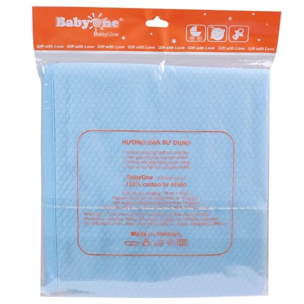 Mền xốp BabyOne (xanh, hồng)