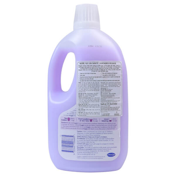 Nước xả vải White Lavender Huggie 2L