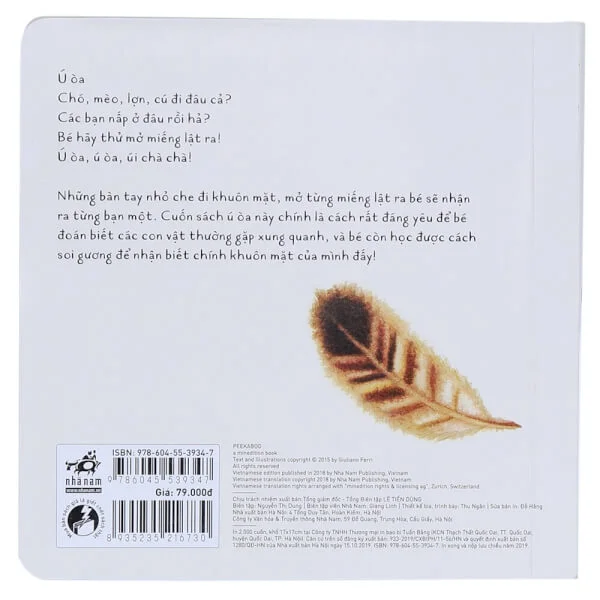 Sách lật tương tác song ngữ 0-3 tuổi - ú òa