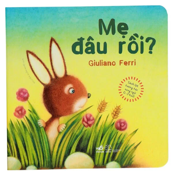 Sách lật tương tác song ngữ 0-3 tuổi - Mẹ đâu rồi