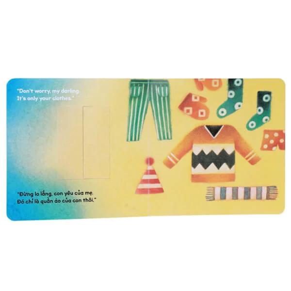 Sách lật tương tác song ngữ 0-3 tuổi - Chúc ngủ ngon