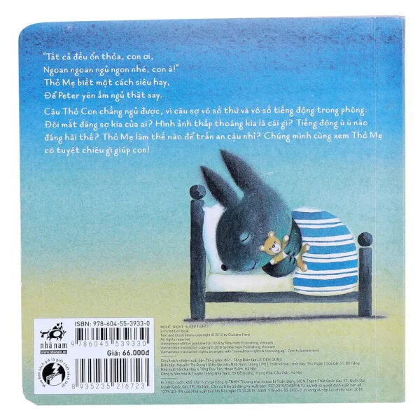 Sách lật tương tác song ngữ 0-3 tuổi - Chúc ngủ ngon