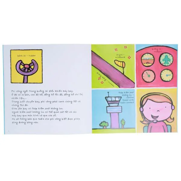 Cuốn sách lớn rực rỡ về phi công