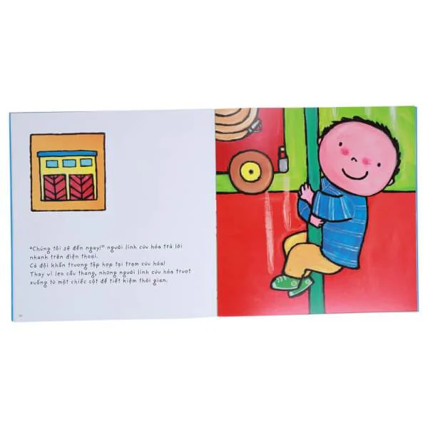 Cuốn sách lớn rực rỡ về lính cứu hỏa