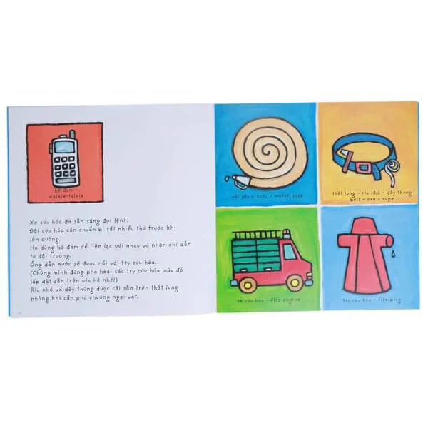 Cuốn sách lớn rực rỡ về lính cứu hỏa