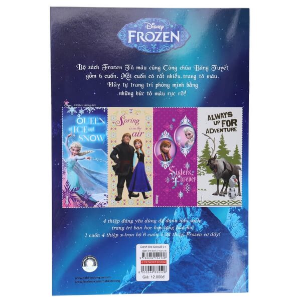 Frozen - Tô màu cùng Công chúa Băng Tuyết (Quyển 4)