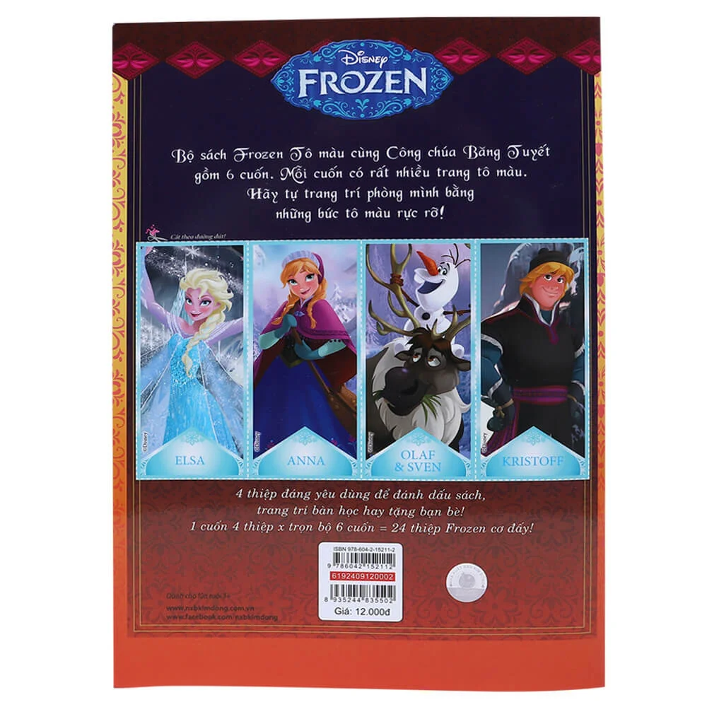 Frozen - Tô màu cùng Công chúa Băng Tuyết (Quyển 2)