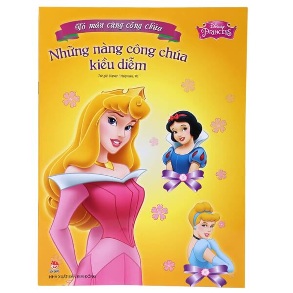 Tô màu cùng Công chúa: Những nàng công chúa kiều diễm