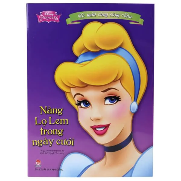 Tô màu cùng Công chúa: Nàng Lọ lem trong ngày cưới