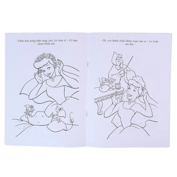 Tô màu cùng Công chúa: Nàng Lọ lem trong ngày cưới