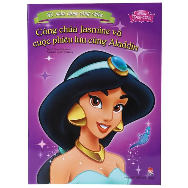 Tô màu cùng Công chúa: Công chúa Jasmine và cuộc phiêu lưu cùng Aladdin
