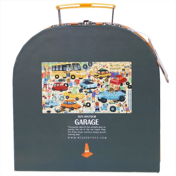 Bộ vali xếp hình giấy chủ đề garage 104pcs MD3078