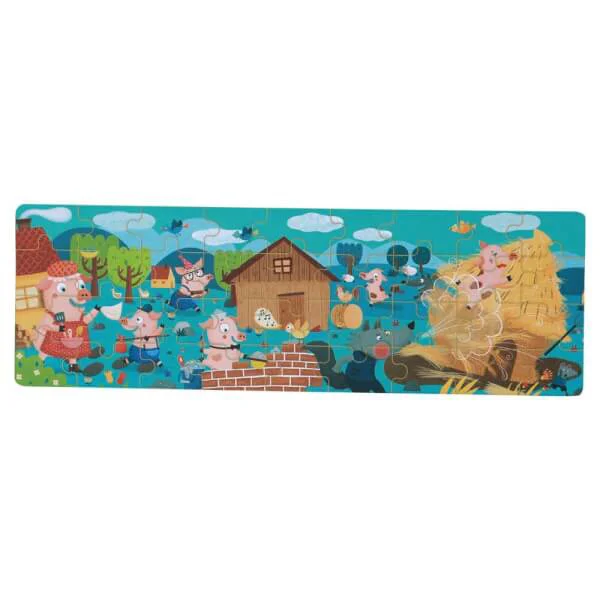 Bộ xếp hình giấy cổ tích Ba chú heo con 36pcs MD3060