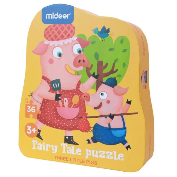 Bộ xếp hình giấy cổ tích Ba chú heo con 36pcs MD3060