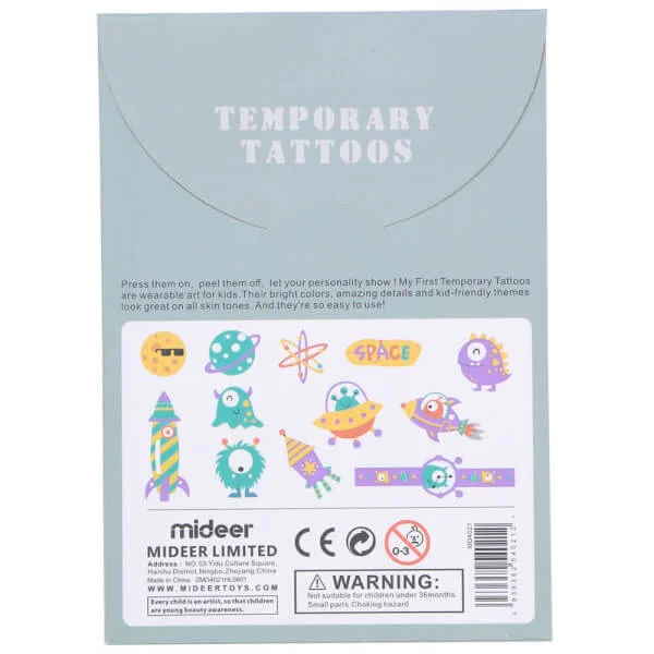 Bộ dán hình xăm nhân vật ngoài hành tinh MD4021