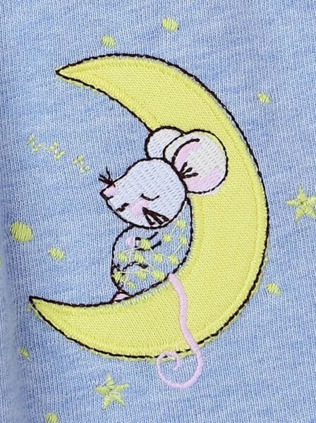 Quần thun bé gái ngắn CF B0320040 (Xanh)