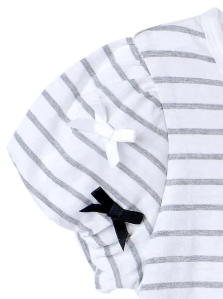 Áo thun bé gái tay ngắn CF G0320006 (Xám)