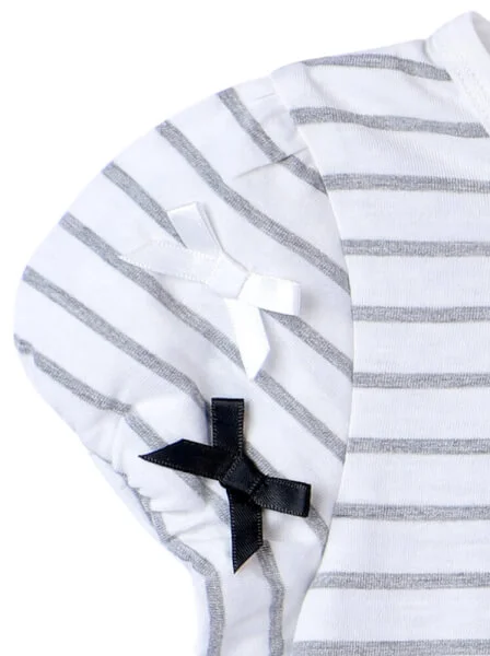 Áo thun bé gái tay ngắn CF G0320005 (Xám)