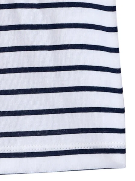 Áo thun bé gái tay ngắn CF G0320004 (Xanh Navi)