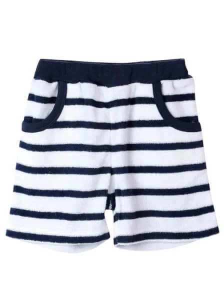 Quần thun bé trai ngắn CF B0320002 (Xanh)