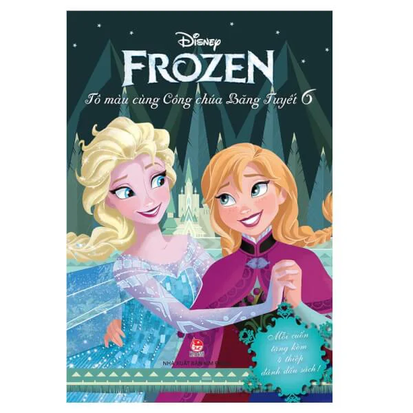 Combo 6 quyển Frozen - Tô màu cùng Công chúa Băng Tuyết