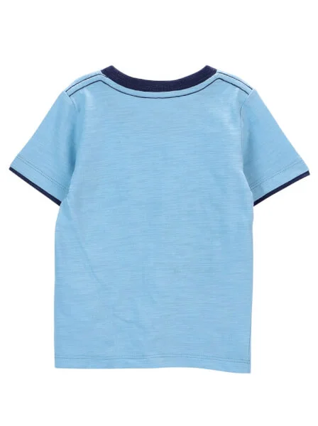 Áo thun bé trai tay ngắn CF B0220007 (Xanh)