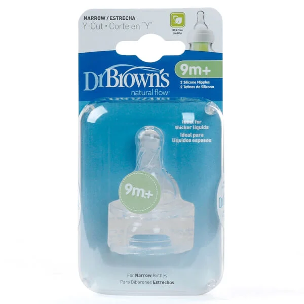 Núm ty bình sữa cổ hẹp Dr Brown