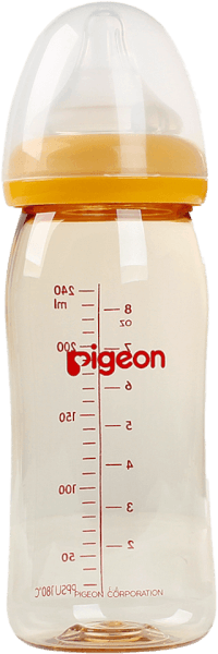 Bình sữa Pigeon nhựa PPSU cổ rộng 240ml