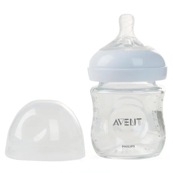 Bình sữa Philips Avent Natural thủy tinh cổ rộng mô phỏng tự nhiên 120ml (SCF671/13)