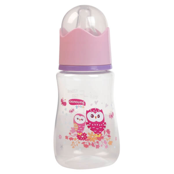 Bình sữa ConCung Good Easy Start nhựa PP BPA Free cổ hẹp 125ml (Hồng)