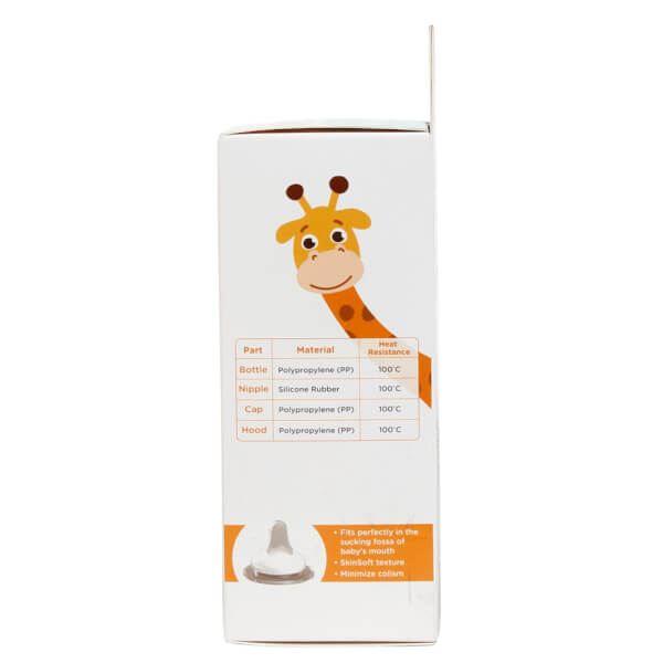 Bình sữa ConCung Good Easy Start nhựa PP BPA Free cổ hẹp 125ml (Hồng)