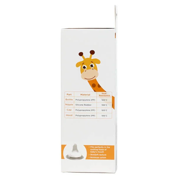 Bình sữa ConCung Good Easy Start nhựa PP BPA Free cổ rộng 250ml (Xanh dương)