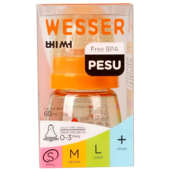 Bình sữa Wesser PESU 60ml