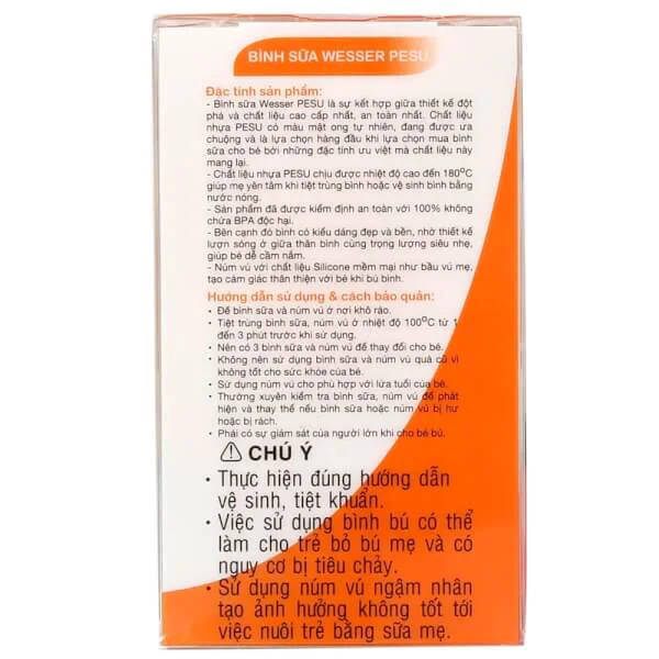 Bình sữa Wesser PESU 60ml