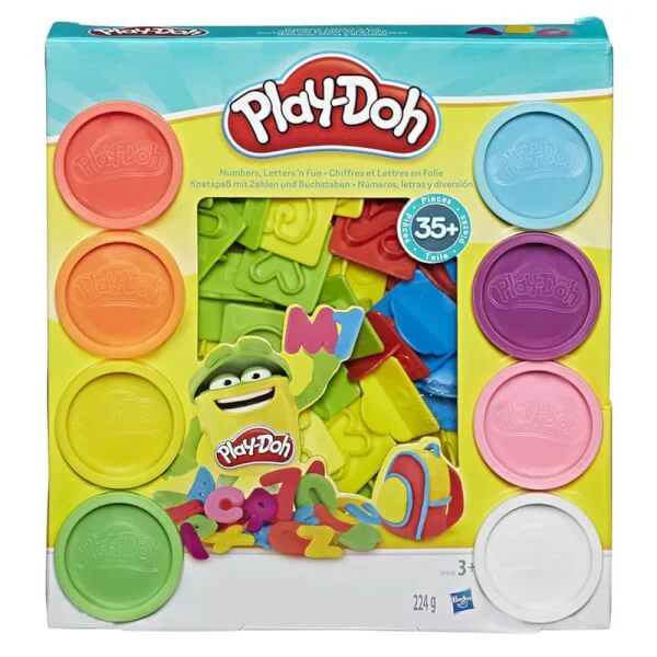 Bộ đồ chơi đất nặn vui học cùng chữ và số Play Doh - 21018